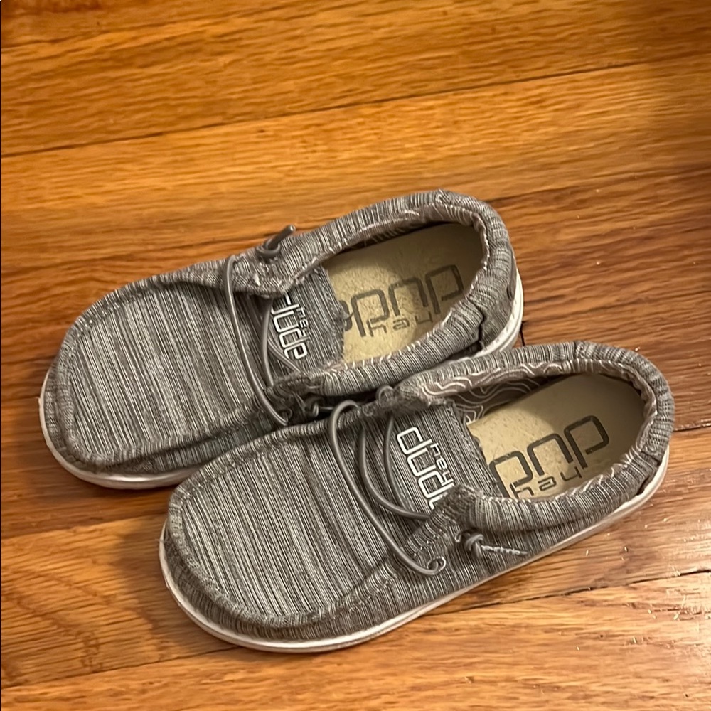 Gray Casual Slip-On Shoes